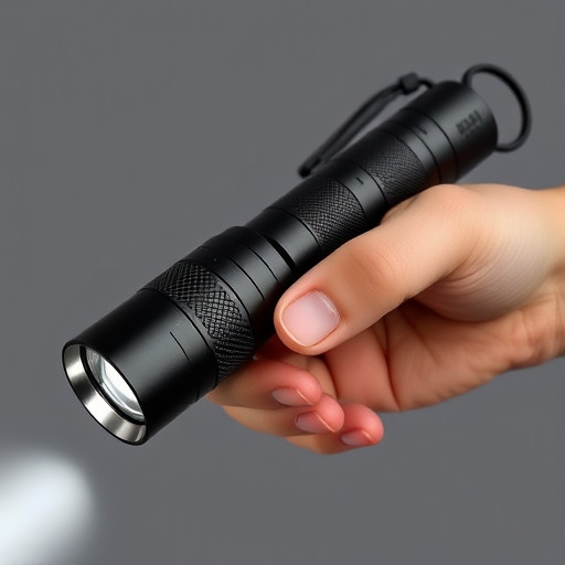 Flashlight Stun Gun Baton: Illuminated Protection with Alarm